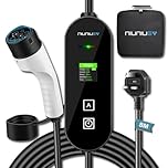 NIUNIUEV® EV Charger Cable Type 2 to 3 Pin Plug 8M [3KW | 6A~13A],Portable Electric Car Charger UK 3-Pin EV Charger,Type 2 Charging EV Charger with LED Display,Timing function,For EVs and PHEV