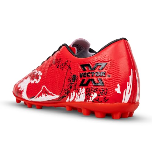 Image of Vector X Acura Series High-Performance Athletic Football Studs|Turf Shoe|Fully Embossed Synthetic Upper+ High Strength TPU Sole|Practice & Training Footwear Sports Shoes for Boys Men Adult