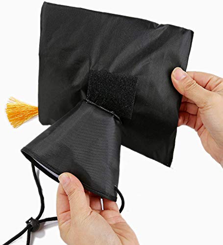 Gorro de graduación para perro con borla amarilla y bandana 2026 miniatura 5
