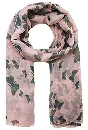 World of Shawls Butterfly Print Scarf for Women Celebrity Style Maxi, Wrap, Sarong, and Shawl Trendsetting Fashion Accessory for All Occasions