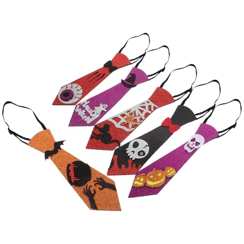 DEARMAMY 6 Stk Kleinkind Krawatte Kinderkrawatten Für Jungen Neuheit Krawatten Krawatte Für Feiertagskrawatten Partygeschenke Für Bindemittel Jungs Kragen Ohr Binden Tuch