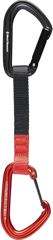 BLACK DIAMOND Hotforge Hybrid Rock Climbing Quickdraw, Durable Dogbone