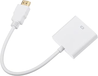 MERRYHAPY Conversor De De Cabo Vga Doméstico Multifuncional Cabo De Vídeo Abs Branco Vga Cabo De Conversão Durável Vga Portátil Material De Material De Escritório