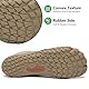 SAGUARO Barfußschuhe Herren Fitnessschuhe Damen Traillaufschuhe rutschfest Unisex Barfussschuhe Atmungsaktiv Leicht Sommer Outdoor Braun 43 EU