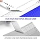 Switory 50 Stück Versandtaschen A5 Polsterumschläge 15,3 cm x 26,9 cm Poly Bubble Mailer Gepolsterte Umschläge Bubble Lined Poly Mailer Selbstversiegelnde für Verpackung Blau