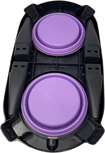 Copper Top, Collapsible Pet Feeding Bowl Set including Foldable Tray- Easy to Clean - Image 4