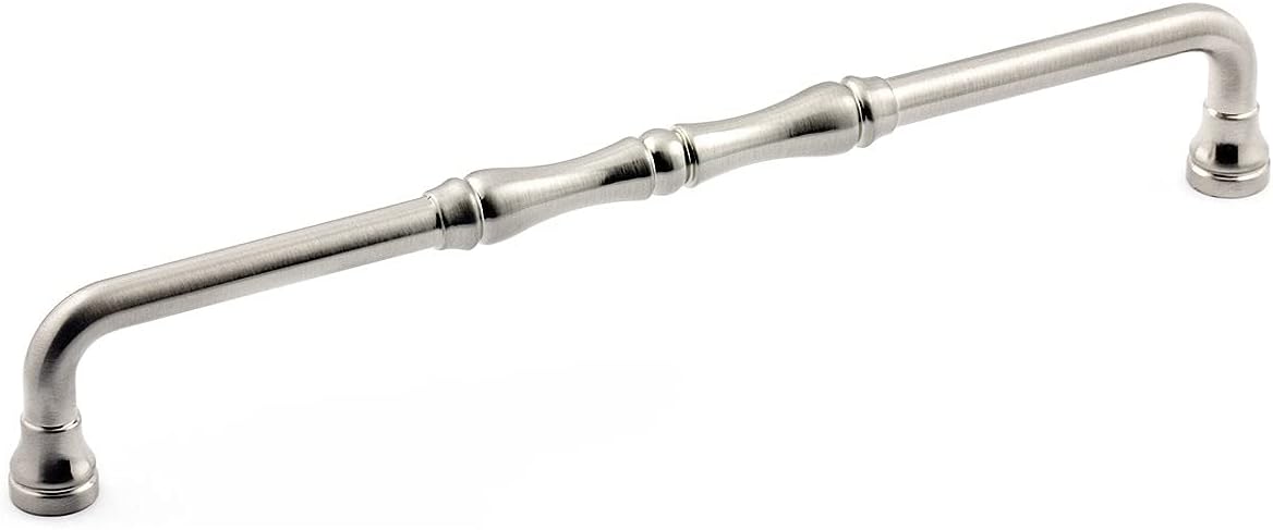 Richelieu Hardware BP740304143 Boucherville Collection 12-inch (305 mm) Center-to-Center Antique Nickel Traditional Pull Handle for Kitchen Appliances, Cabinets, Drawers, and Furniture