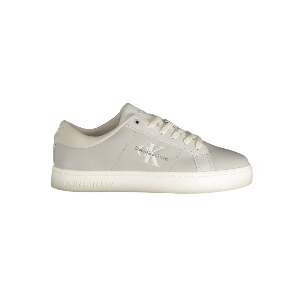 Calvin Klein Grigio Polyurethane Men's Sneaker - EU44/US11