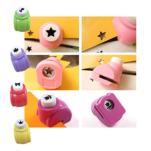 14 PCS Mini Paper Punch,Paper Hole Punch Set,Scrapbooking Paper Mini Punch for Arts,DIY Crafting,Cards,14 Patterns