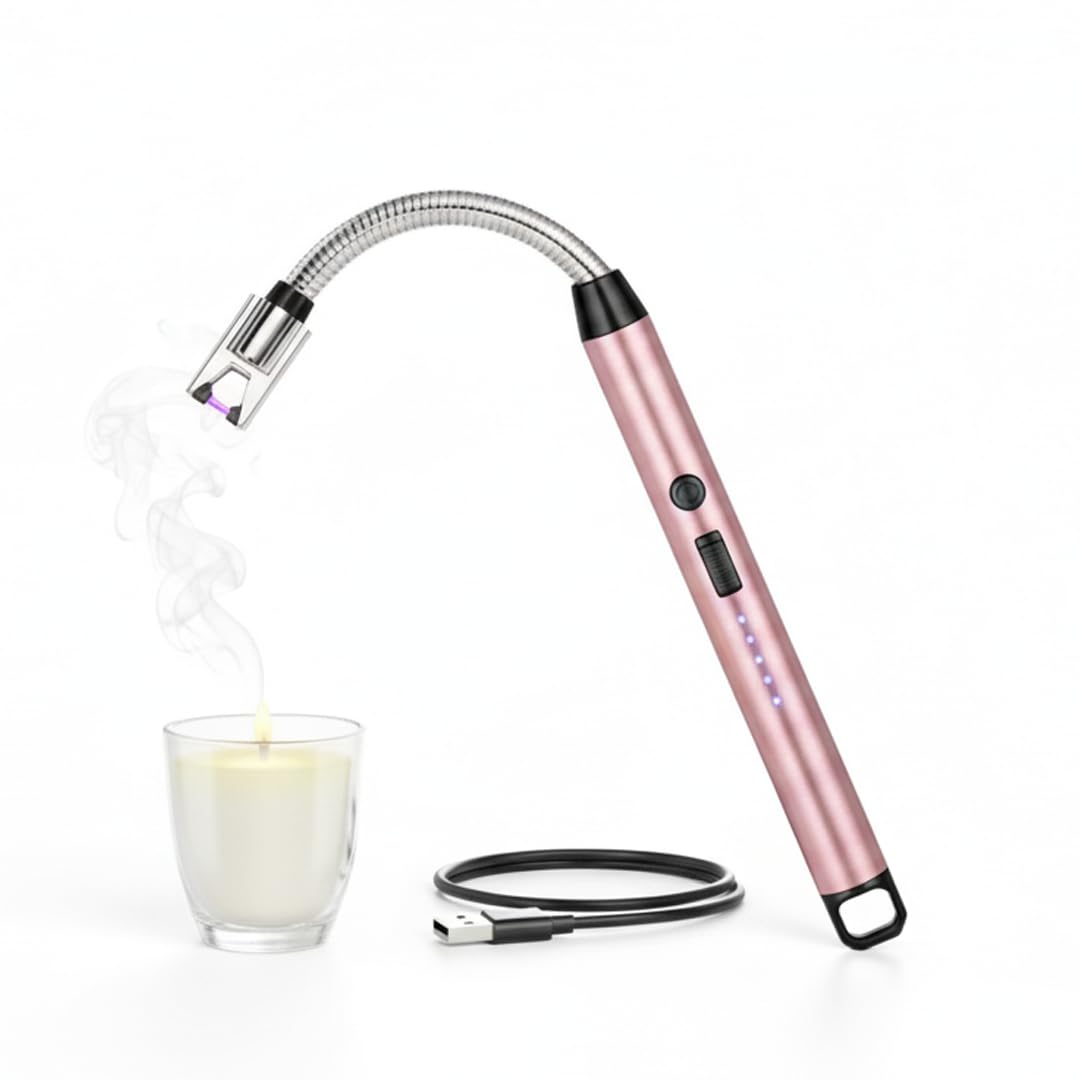 Rechargeable Electric Candle Lighter | USB Type-C Flameless Electric Lighter for Candles, Pooja & Home Use-image-47