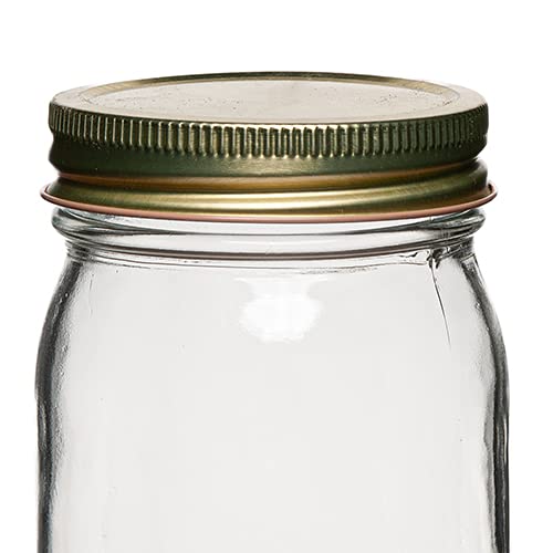12 Mason Jar Lids With Continuous Thread and Plastic Liner