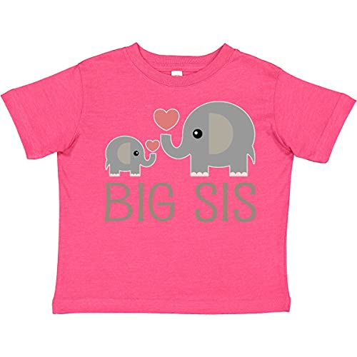 inktastic Big Sis Elephant Toddler T-Shirt