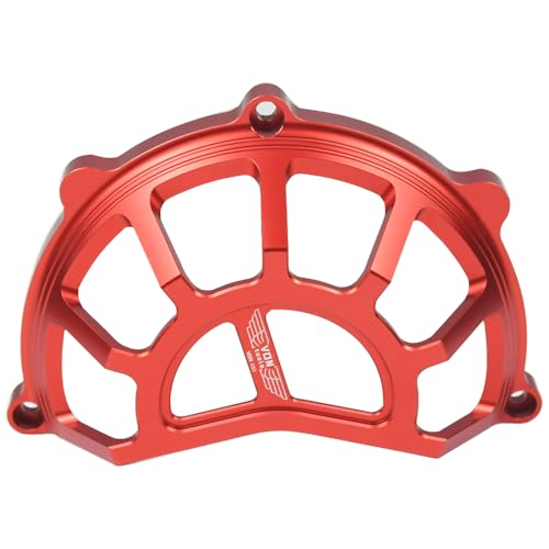 Image of Vented Dry Clutch Red Open Cover with Hard Anodized Finished 97380591A For Ducati Dry Clutch Hypermotard 1100 EVO M900 Monster 1000 1098 R S 998 999 916 996 SP SPS