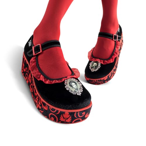 Image of Hot Chocolate Design Whimsical Women's Platform Mary Jane Shoes
