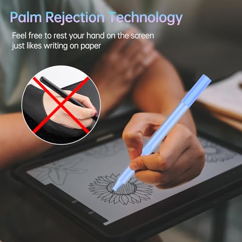 Image of Digital Stylus Pen for HP Envy, Spectre, Pavilion x360 2-in-1 Laptops, Support Microsoft Pen Protocol MPP 1.51 With Palm Rejection, Sapphire | Active Stylus Pen with Smooth Writing, MPP 1.51 Tilt Pen with Pressure Sensitivity & Palm Rejection for Drawing, Note-Taking