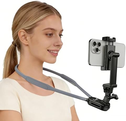 Suporte magnético de pescoço para telefones, tenedor de telefone ...