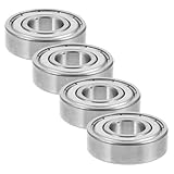 UPKOCH 4 piezas Cojinetes Redondos para Rueda Delantera de Silla de Ruedas Manual Rodamientos de Bolas Duraderos para Horquilla y Eje Accesorios de Repuesto para Estabilidad y Soporte