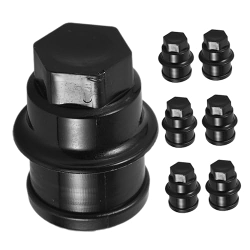 SOESFOUFU 8pcs Stylish Metal Lug Nut Covers for Cars and Trucks Wheel Nut Caps Easy Installation Tire Bolt Caps for Automotive Supply and Semi Trucks