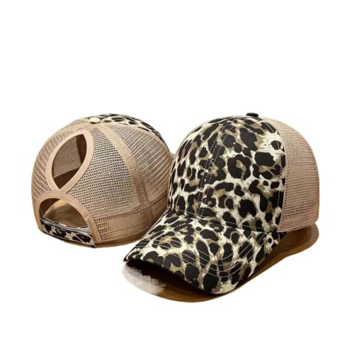 Gorra de béisbol rígida color khaki ajustable de algodón para hombre y mujer