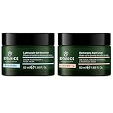 Botanics Lightweight Face Moisturizer & Recharging Night Cream for Women & Men - for Hydrated, Glowing Skin - Enriched with Snow Mushroom, Aloe Vera & Hibiscus AHA - Vegan & Cruelty-Free