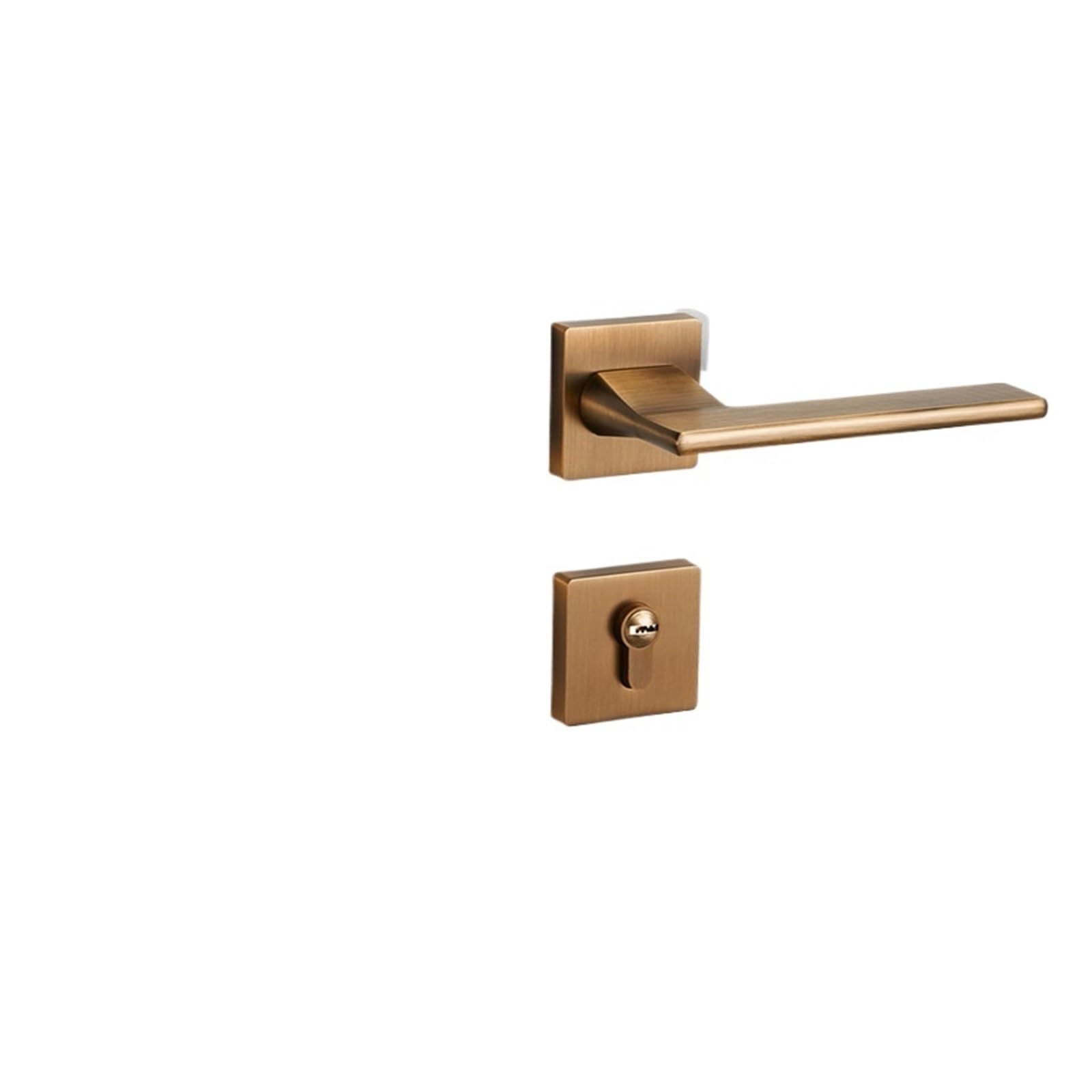 Vlalamno One Color Gray Black Simple Magnetic Silent Split Lock Bedroom Handle