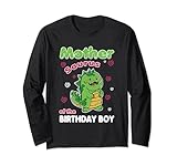 Photo Gallery mother funny dinosaur family matching birthday boy party maglia a manica Photo Gallery mother funny dinosaur family matching birthday boy party maglia a manica