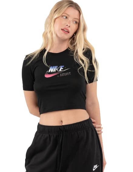 nike slim crop top