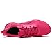 wanhee Running Shoes for Men Sneakers Rose Red Size 9.5 Athletic Jogging Tennis Walking Shoes Breathable Fashion Gym Runner Trail Workout Shoes
