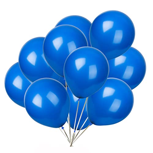 Kadbaner Blue Balloons,12-Inch Latex Balloons 50 Pcs #TOP4