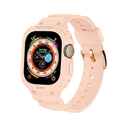 ExKate Pulseira + Capa para Pulseira de Relógio 8 Ultra 49 mm iWatch Série 8 Ultra 49 mm Pulseira de Silicone Transparente Esportiva (Cor: Azul Meia-Noite, Tamanho: 8 Ultra 49 mm)