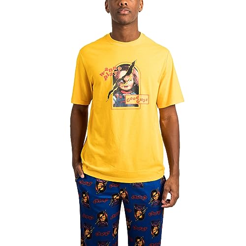 Bioworld Chucky Character Men's 2-Pack Pajama Set4