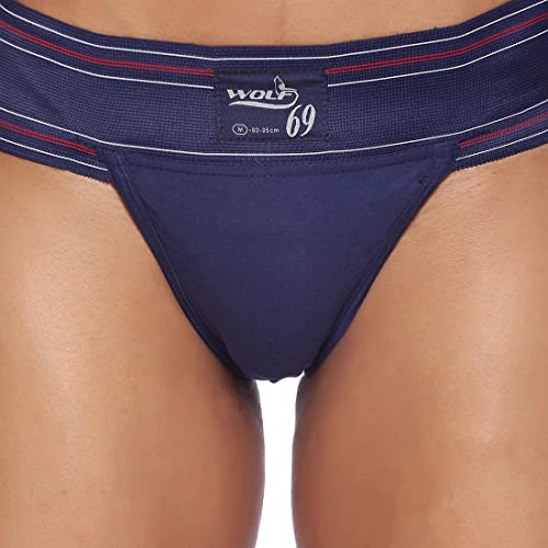 Image of Omtex Cotton Tokyo Supporter - Back Covered (Navy Blue, XX-Large)