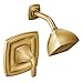 Moen T2692BG Voss Posi-Temp Pressure Balancing Shower Trim Kit, Valve Required, Brushed Gold
