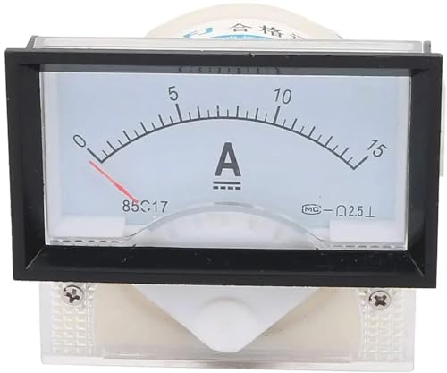 Ampèremètre jauge 500uA 85C17 panneau de mesure de courant analogique pour test de circuit
