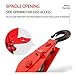 GAVATKLKCP 1pc 0.5-3T Heavy Lifting Tackle Pulley Fixed Open Single Wheel Movable Snatch Block Hook Bearing Industry(3 Ton)