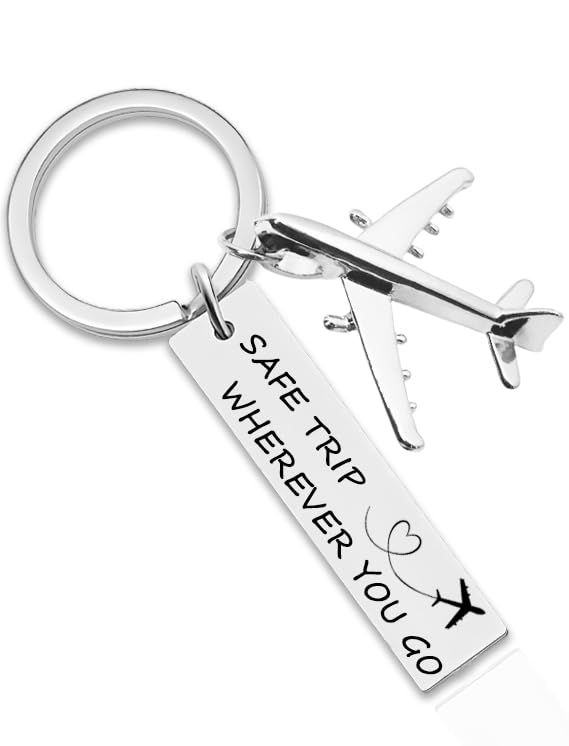 ZYSSXNDM Flight Attendant Gifts Wherever You Go Keychain...