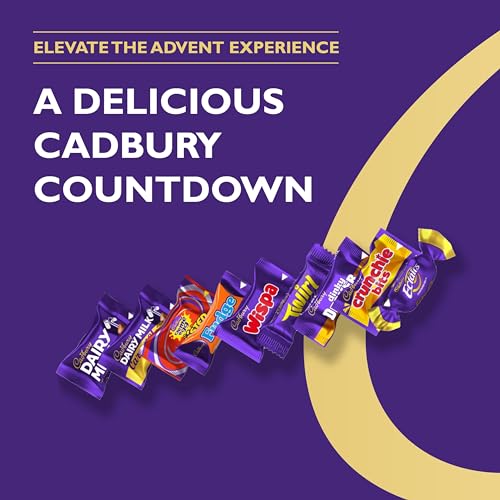 Cadbury Heroes Premium Festive Advent Calendar, 24 Assorted Mini-Size Milk Chocolate Bars, Perfect for your Christmas Countdown, 230g (Pack of 1)