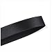 BLACK Single Face Satin Ribbon Roll Choose Size 1/4", 3/8", 5/8", 7/8", 1-1/2" - Polyester (1/4" - 100 YARDS)