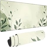 Grand Tapis de Souris Vert Tapis de Souris XXL 900 x 400, Tapis de Souris Simple sous Main...