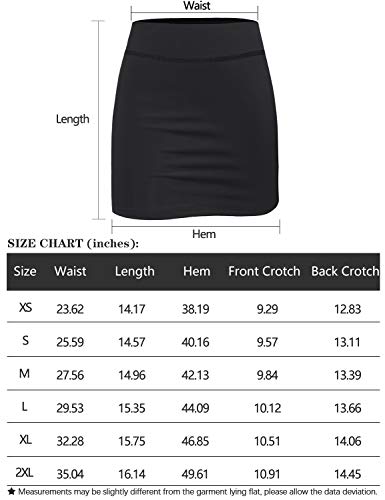 BLEVONH Plus Size Skirt,Women Stretchy Waistband Stylish Pattern Sport Golf Skorts Ladies Comfy Workout Gear Women Shorts M