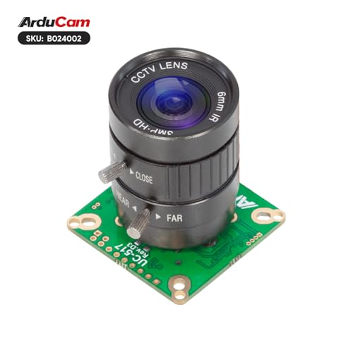 Arducam IMX477 Pi HQ Camera for Raspberry Pi 5, Comes with a 1/2.3” 6mm Focal Length CS Lens, Widely Compatible with Raspberry Pi 4B, 3B+, Zero by Arducam - Image 8