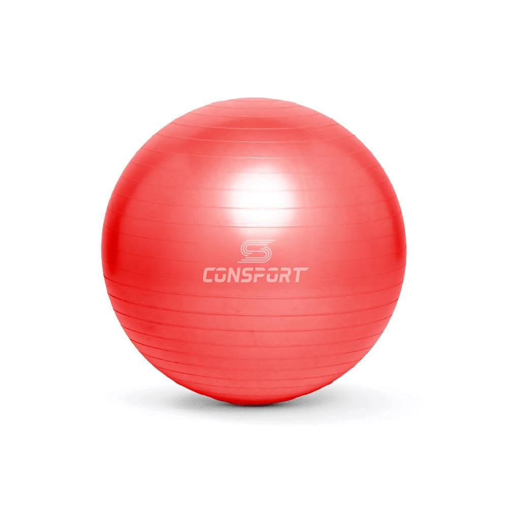 Bola de Pilates Bola Suiça 55cm para Pilates Yoga Anti Estouro Fitness Fisioterapia Para