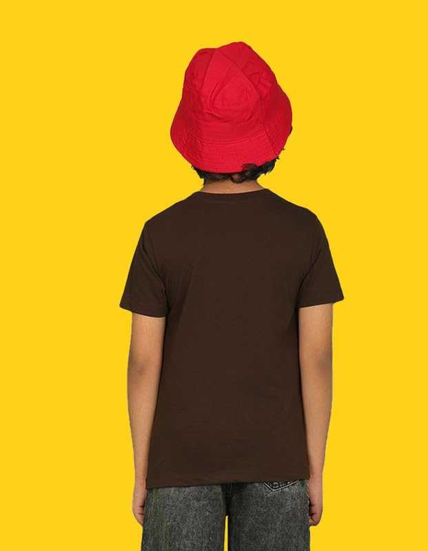 Image of Nusyl Boys Half Sleeves Solid T-Shirt for Kids | Soft Cotton Blend | Comfortable Regular Fit | Casual 2-16 Years | Multiple Colors & Pack Options