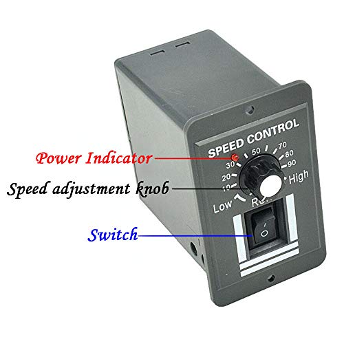 Interruptor de velocidad variable X0530 para evitar tirones en motores eléctricos CC de 36V 6