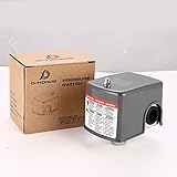 D-HONOR - Interruptor de presión de bomba de agua para vivienda, controlador de presión ajustable KRS-3 40-60 PSI con corte de baja presión