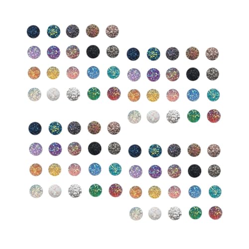 Rond résine avec strass brillant fond plat pour création bijoux
