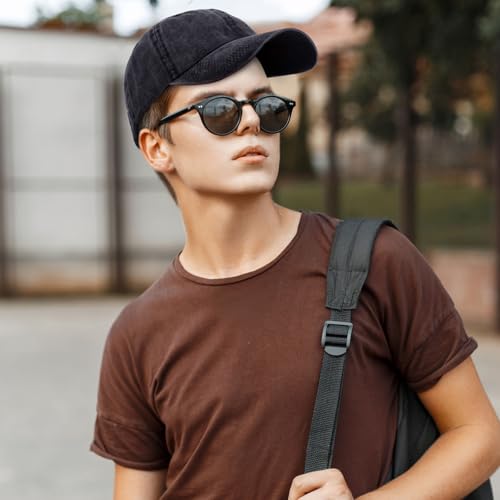 Image of Geyoga 7 Pieces Unisex Vintage Washed Distressed Baseball Hat Baseball Cap for Dad Twill Adjustable Hat