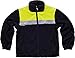 Work Team Forro Polar Bicolor con Cremallera y Cintas Reflectantes. Hombre Marino+Amarillo...
