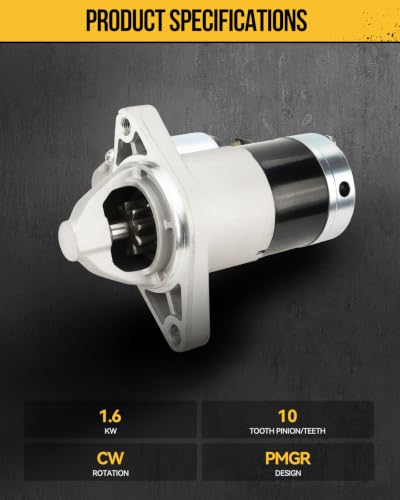 KAC 17842N Starter Motor Fit for 2006-2018 Toyota Yaris Automatic, 2004-2006 Scion xB, Scion xA, 2003-2005 Echo 1.6KW Replace SR3285X miniatura 2