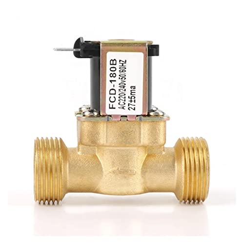 Électrovanne laiton AC220V normalement fermée pour stopper les fuites d'eau de plomberie